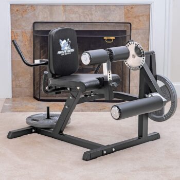 ANYTHING SPORTS Heavy Duty Adjustable Leg Extension and Curl Machine 2.0