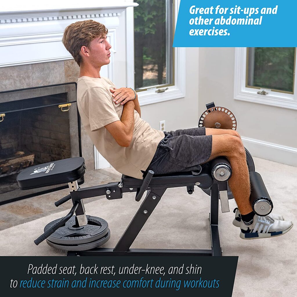 ANYTHING SPORTS Heavy Duty Adjustable Leg Extension and...