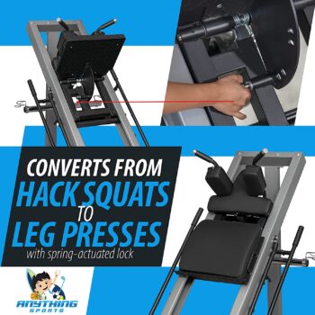 ANYTHING SPORTS Leg Press and Hack Squat Machine 2.0