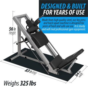 ANYTHING SPORTS Leg Press and Hack Squat Machine 2.0