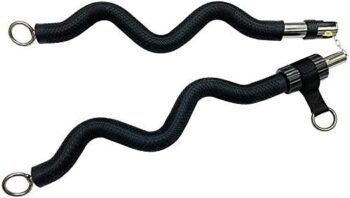 Bodylastics Resistance Band Bar, Curl Bar With Non-Slip Rubber Grip, Ultra-Strong Steel Exercise Bars for Home Workouts