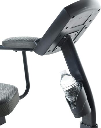 Exerpeutic 5000 Recumbent Exercise Bike with Airsoft seat, 24 Pre-Set Programs, Bluetooth MyCloudFitness App Tracking - Image 5