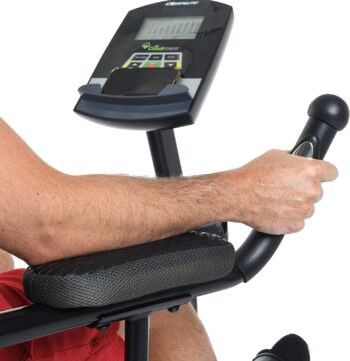 Exerpeutic 5000 Recumbent Exercise Bike with Airsoft seat, 24 Pre-Set Programs, Bluetooth MyCloudFitness App Tracking - Image 8