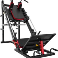 GMWD Leg Press Hack Squat Machine, Hip Sled for Home Gym, Lower Body Special Leg Press Machine