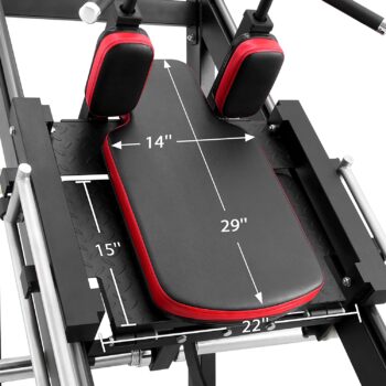 GMWD Leg Press Hack Squat Machine, Hip Sled for Home Gym, Lower Body Special Leg Press Machine