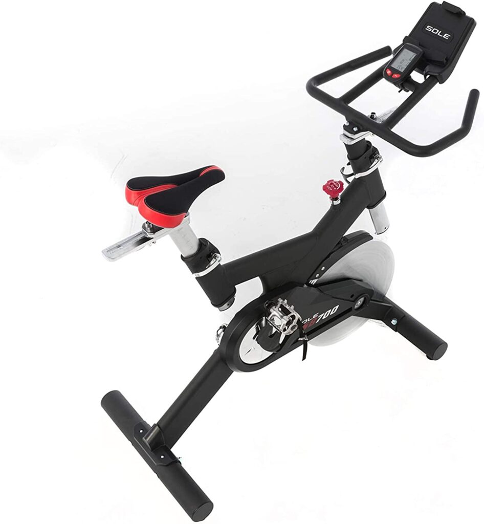 SOLE Fitness SB700 Light Upright Indoor Stationary Bike, Home...