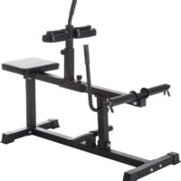 Soozier Adjustable Seated Calf Raise Machine Leg Press Machine Strength Training Gym Equipment