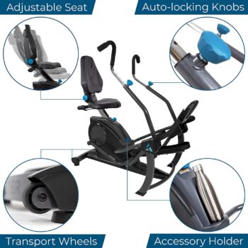 Teeter FreeStep Recumbent Cross Trainer and Elliptical - Image 6