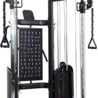 ALTAS Strength 3073 Function Home Gym Machine Pulley System Trainer Exercise Light Commercial Fitness Equipment 2000 Lbs Cable Included Accessories