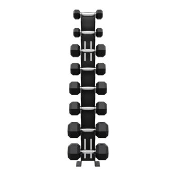 Four Pair Wall Mounted Dumbbell Rack