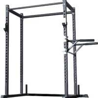 REP FITNESS Short Power Rack – PR-1050 – 72 inches with Optional Dip Attachment, Flat Bench, Adjustable Bench