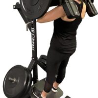 SB Fitness Commercial Plate-Loaded Leverage Squat /Calf Raise to Develop, Strengthen, Tone, and Shape Thighs, Calves and Buttocks