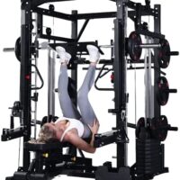 Adjustable Gym Exercise Equipment Multifunctional Power Rack Functional Trainer Smith Machine