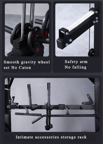 Adjustable Gym Exercise Equipment Multifunctional Power Rack Functional Trainer Smith Machine