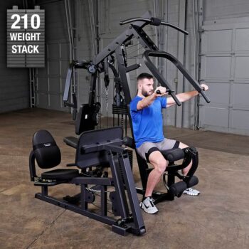Body-Solid: Home Gym Equipment Set with Universal Weight Machine, Body Solid Leg Press Hack Squat, Chest Press, Leg Machines and Complete Bench Press for a Full Body Workout.