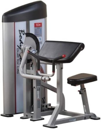 Body-Solid S2AC-1 Pro Clubline Series II Arm Curl Machine with 160 Lb. Weight Stack for Home and Commercial Gym