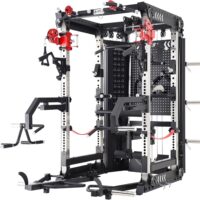 ALTAS-Strength-AL-3000F-Multi-Function-Smith-Machine-Black-and-Yellow-2000IB-Workout-Light-Commercial-Fitness-Equipment