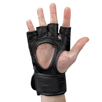 Berea MMA Gloves (Without Thumb) - Black/White