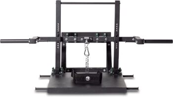 Bells of Steel Belt Squat Machine 2.0 - Strength Training Weight Machine for Commercial and Home Gym - Includes Weightlifting Belt, Top and Bottom Pegs - 11 Gauge Steel, 700 lb Weight Capacity