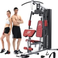 ULTRA FUEGO Multifunctional Home Gym Equipment Workout Station with Pulley System, Arm, and Leg Developer for Full Body Training