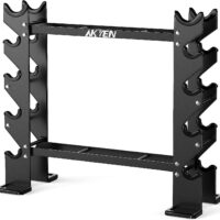 AKYEN Dumbbell Rack Stand Only, Weight Rack for Dumbbells Heavy-Duty Home Gym(1100LBS/750LBS Weight Capacity)