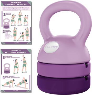 Adjustable Kettlebell Weights Set for Women