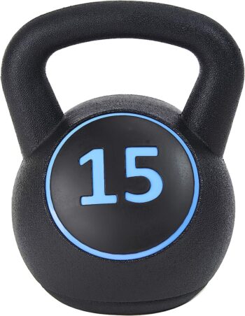 BalanceFrom Wide Grip Kettlebell Exercise Fitness Weight Set, Multiple Sizes
