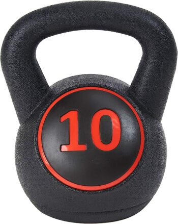 BalanceFrom Wide Grip Kettlebell Exercise Fitness Weight Set, Multiple Sizes