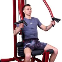 Best Fitness BFMG30 Multi-Station Home Gym,Red
