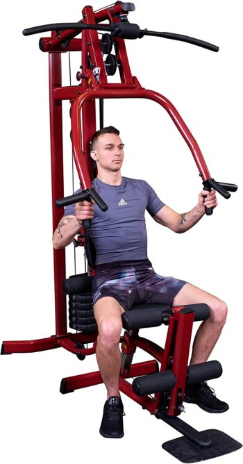 Best Fitness BFMG30 Multi-Station Home Gym,Red