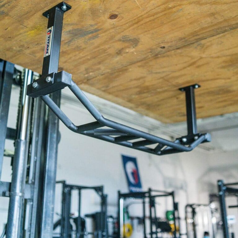 thumbnail image 2 of Titan Fitness Multi-Grip Wall Mounted Pull-Up Bar – 48 2 of 5