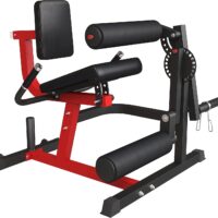 GMWD Leg Extension and Curl Machine, Lower Body Special Leg Machine, Adjustable Leg Exercise Bench with Plate Loaded, Leg Rotary Extension for Thigh, Home Gym Weight Machine