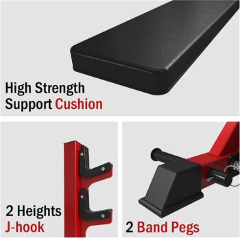 GMWD Seal Row Bench, Back Extension Bench, Upper Body Developer Machine, Back Exercise Bench Pull, 1500LB Weight Capacity Heavy Duty Home Gym Workout Weight Machine