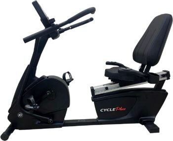 HCI Fitness CyclePlus Recumbent Bike with Arm Exercise, Black, (CP-400)