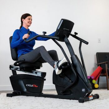 HCI Fitness CyclePlus Recumbent Bike with Arm Exercise, Black, (CP-400)