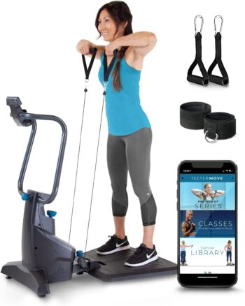 Teeter FitForm Home Gym Strength Trainer - Low-Impact Total Body Cable Resistance - TeeterMove Personal Training App