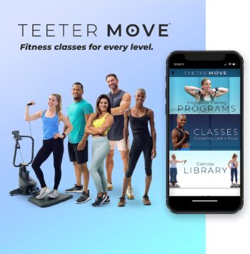 Teeter FitForm Home Gym Strength Trainer - Low-Impact Total Body Cable Resistance - TeeterMove Personal Training App