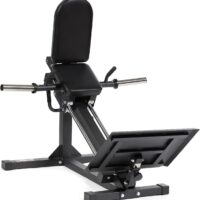 Titan Fitness Plate-Loaded Dedicated Linear Hack Squat Press Machine, 700 LB Sled Carriage, Compact Leg Press