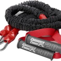 Crossover Cords - Shoulder Resistance/Exercise Bands - Perfect for Warmups, Arm Care, Rotator Cuff Exercise or Physical Rehab from Injury - One Set of 2 Cords - Crossover Symmetry