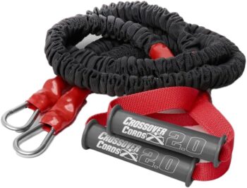 Crossover Cords - Shoulder Resistance/Exercise Bands - Perfect for Warmups, Arm Care, Rotator Cuff Exercise or Physical Rehab from Injury - One Set of 2 Cords - Crossover Symmetry