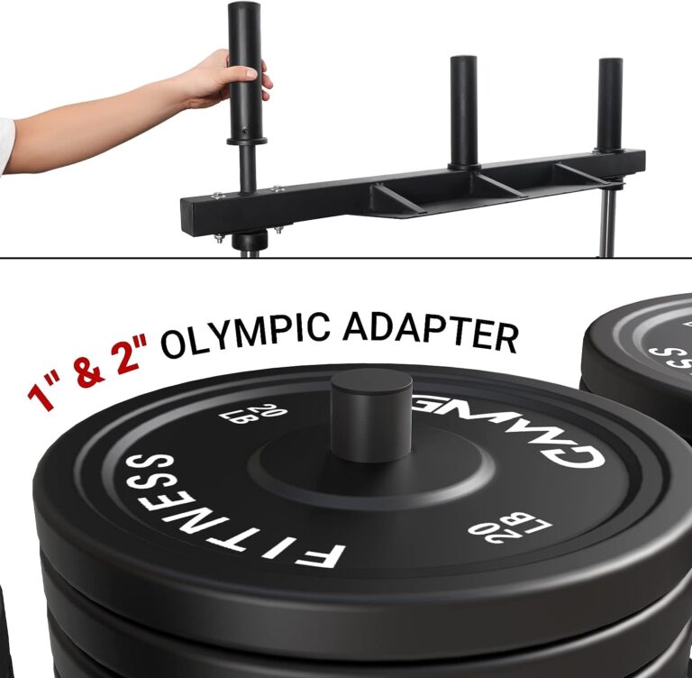 Soozier Vertical Leg Press Machine - 660LB Capacity, Adjustable For Home Gym, Olympic Plate Compatible