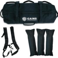 Heavy Duty Sandbag - Workout Bag with Handles for Weight Training - for Weighted Exercise, Home Fitness and More - Gym Accessories for Men and Women