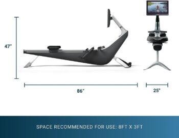 Hydrow Connected Rowing Machine, Subscription Required