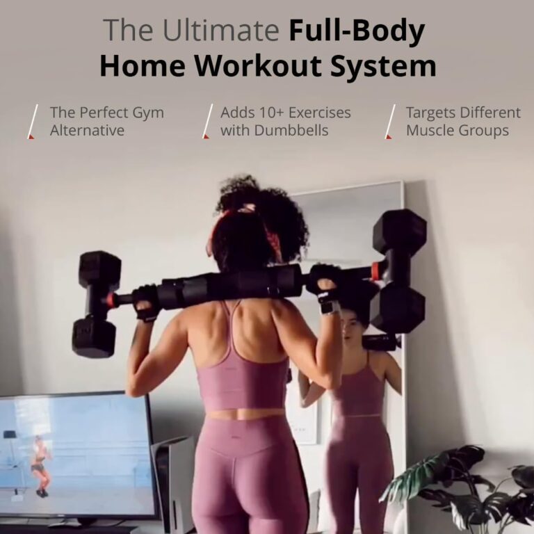 2-in-1 Dumbbell To Barbell & Kettlebell Converter Bar - Supports 200+ LBS, Portable Home Gym