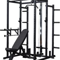 REP FITNESS Power Rack – PR-1000 – Dual Pullup Bars, Numbered Uprights, 1000 lb Rated, and Optional Upgrades