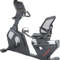 RUNOW Commercial Recumbent Exercise Bike LCD Screen Display 20 Levels of Resistance 400 lb Weight Capacity and 33 lb Flywheel