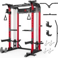 SUPGYM Multi-Functional Power Rack PS1A, Squat Rack Home Gym Fitness, A STANDARD Strength Training Half Rack Power Cage