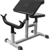Valor Fitness CB Preacher Curl Bench for Bicep Curl Support Meant for Curling with EZ Curl Bar (Sold Separately)