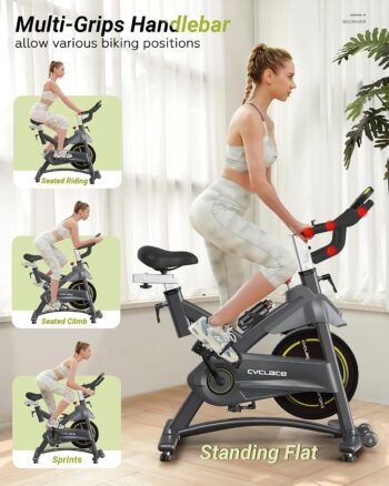 Cyclace PRO Magnetic Exercise Bike 003C 350lbs/003 330lbs/Indoor Cycling Bike Stationary Bike With Tablet Holder, Indoor Bike for Home Exercise