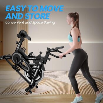 Exercise Bike-Indoor Cycling Bike Stationary for Home,Spin bike With Comfortable Seat Cushion and Digital Display